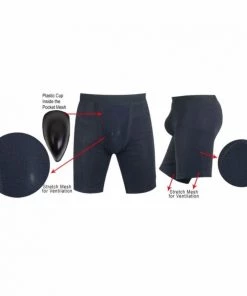 PFGSports PFG Pro Compression Blackout Shorts With Groin Cup