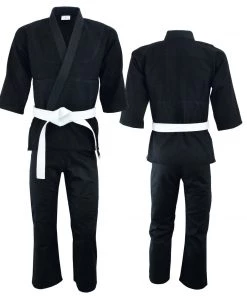 PFGSports Judo Single Weave Kids Adults Unisex Karate Gi Uniform - (Belt Included)