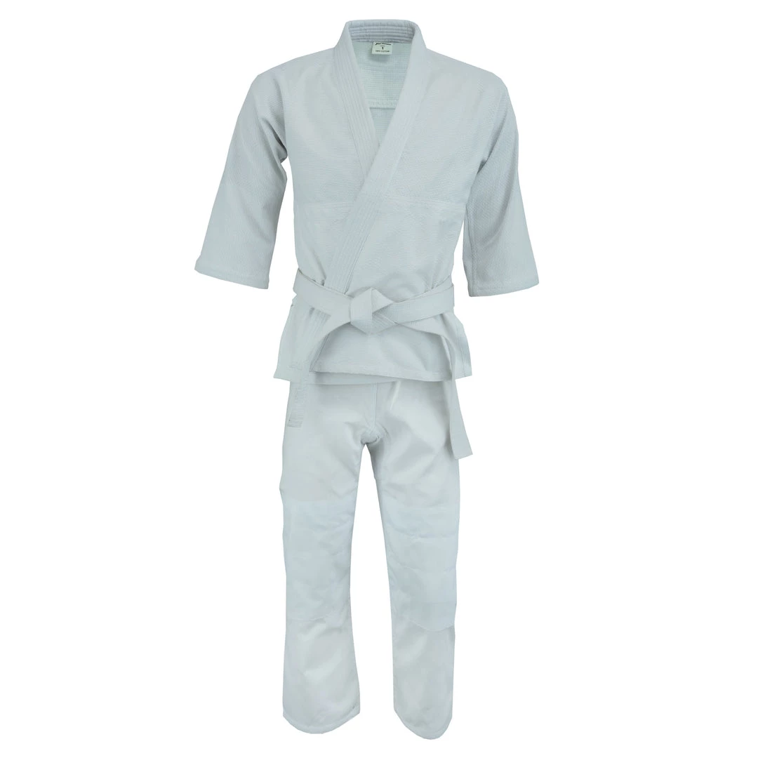 PFGSports Judo Single Weave Kids Adults Unisex Karate Gi Uniform - (Belt Included)