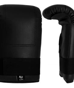 PFGSports Bag Mitts Gloves Boxing MMA Muay Thai Training All Black Boxing & MMA