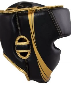 PFGSports PFG Elite Black HeadGear Protector Guard Helmet Boxing MMA UFC Headgear Sparring Boxing & MMA