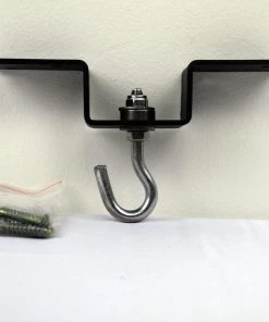 PFGSports Metal Heavy Bag Ceiling Hook Punching Bag Hanger Heavy Bag Mount W/360 Degree Hook Screws & Plugs