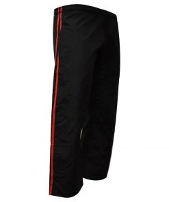 PFGSports PFG Demo Karate Pant Black With Red Stripe MMA Boxing Muay Thai Martial Arts