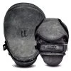 PFGSports Antique Grey Leather Series- Vintage Focus Pad - Genuine Leather - Boxing MMA Muay Thai Training