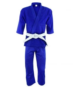 PFGSports Judo Single Weave Kids Adults Unisex Karate Gi Uniform - (Belt Included)