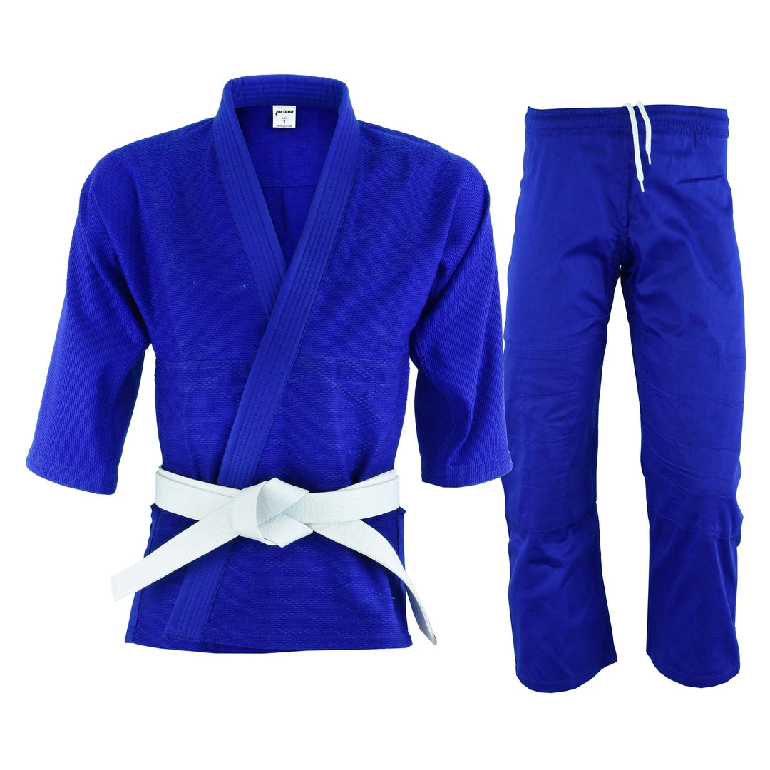 PFGSports Judo Single Weave Kids Adults Unisex Karate Gi Uniform - (Belt Included)