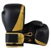 PFGSports Elite Blackout Boxing Gloves - Boxing MMA Muay Thai Training And Bag Work