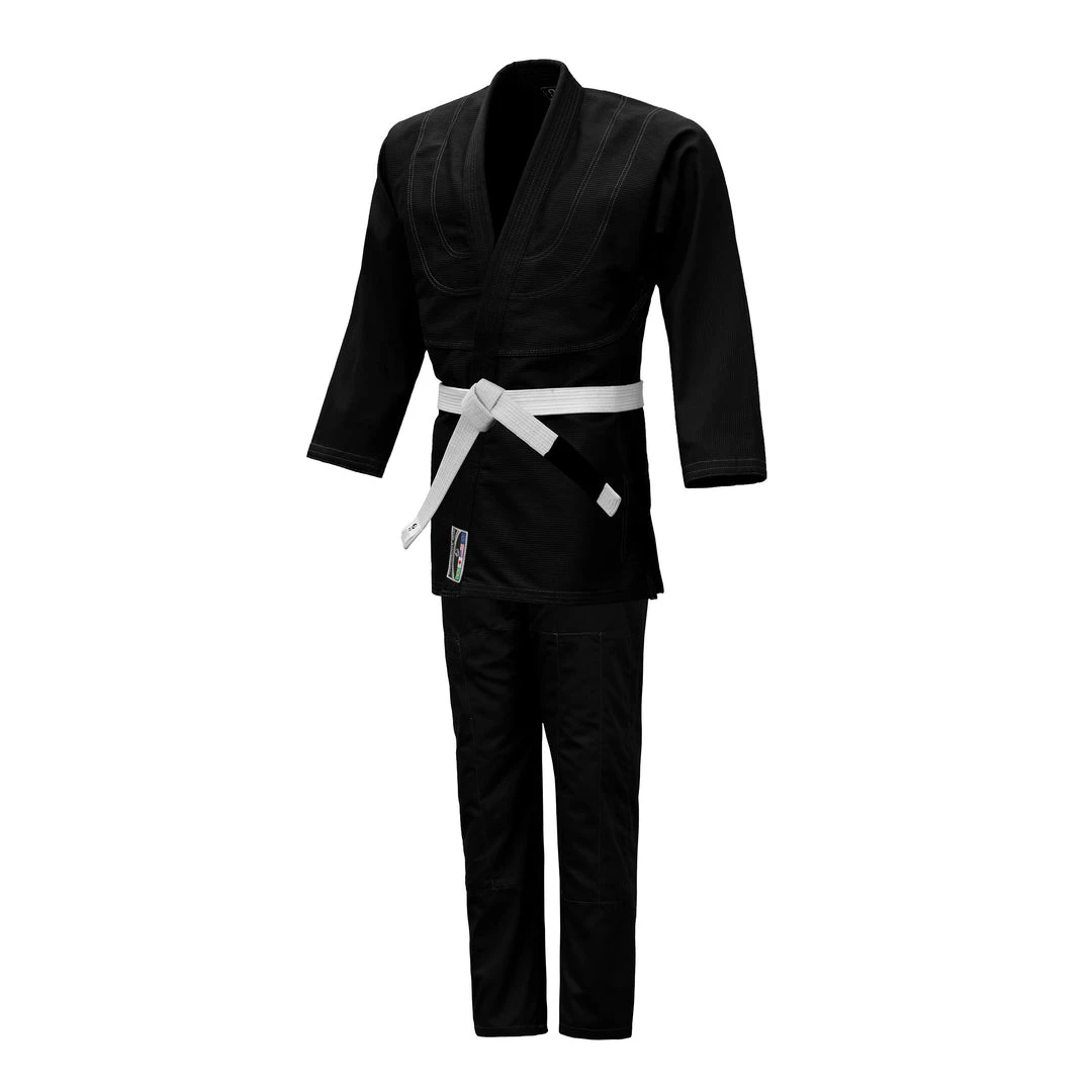PFGSports Essential Brazilian Jiu-Jitsu Kimono BJJ Gi Uniform Gi - Kids Adults Unisex (White Belt Included)