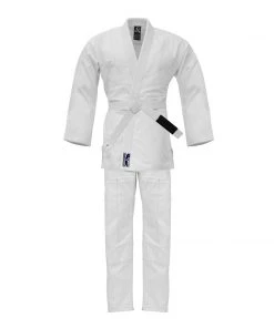 PFGSports Essential Brazilian Jiu-Jitsu Kimono BJJ Gi Uniform Gi - Kids Adults Unisex (White Belt Included)