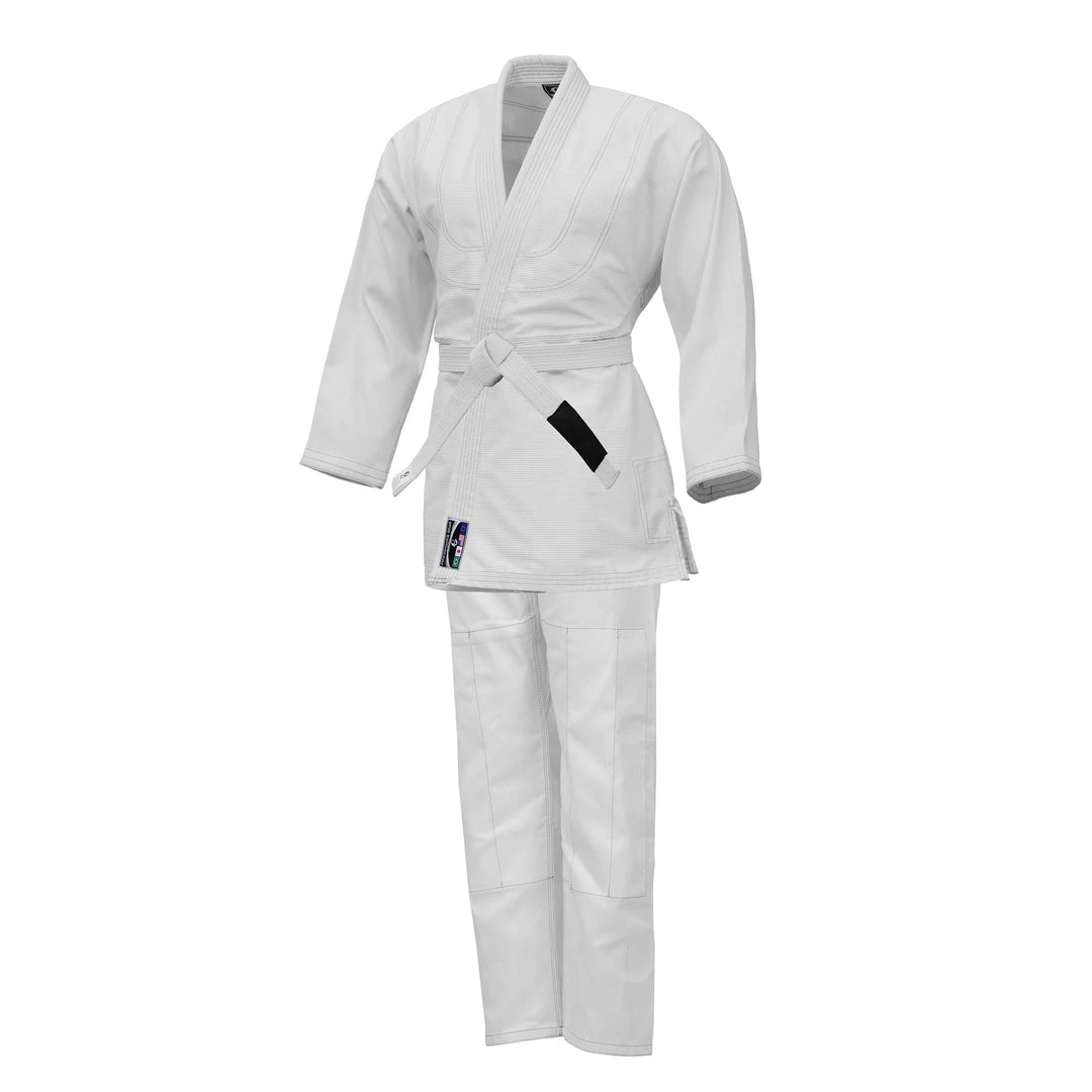 PFGSports Essential Brazilian Jiu-Jitsu Kimono BJJ Gi Uniform Gi - Kids Adults Unisex (White Belt Included)