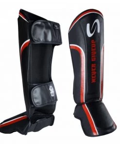 PFGSports Never Giveup - Shin Instep Guard For Boxing MMA Muay Thai Training & Fight