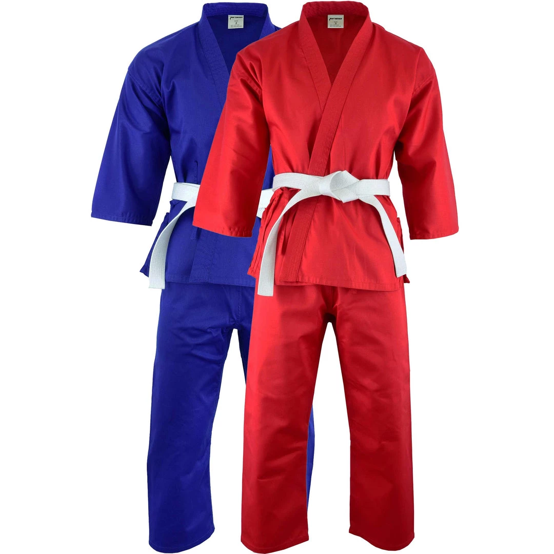PFGSports Colored Karate Uniform Gi Light Weight - (Belt Included)