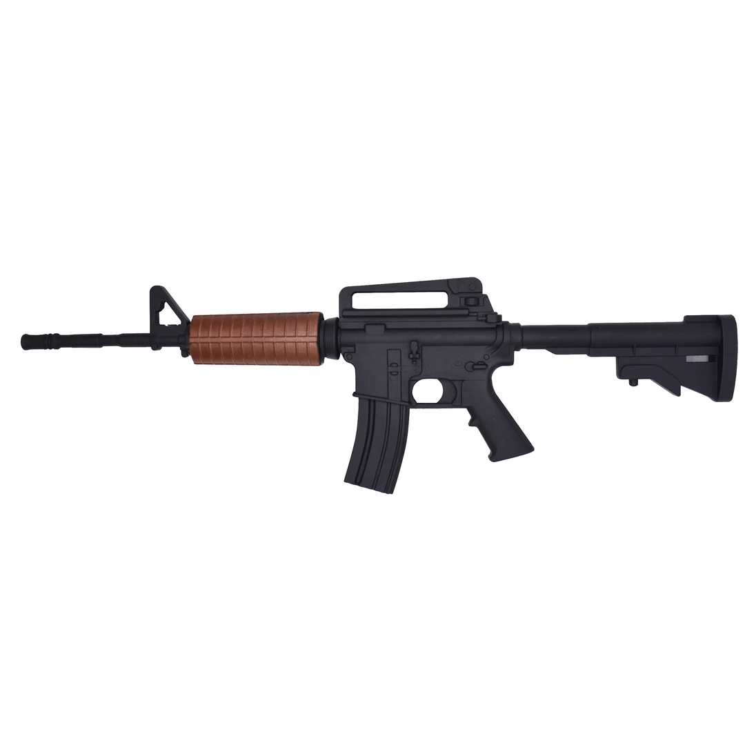 PFGSports Rubber Accessories Hard Plastic Training DummyGun M4 Replica Black Brown