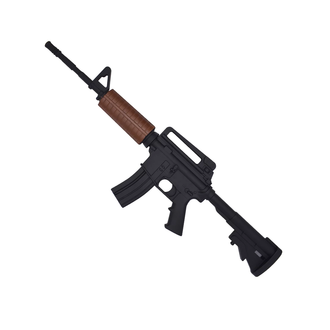 PFGSports Rubber Accessories Hard Plastic Training DummyGun M4 Replica Black Brown