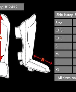 PFGSports Classic Shin Instep Guard MMA Boxing Muay Thai Protection Training