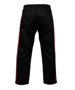 PFGSports Striped Karate Pants Boxing MMA Muay Thai Kung Fu Martial Arts
