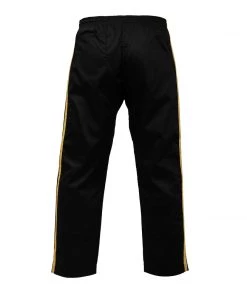 PFGSports Striped Karate Pants Boxing MMA Muay Thai Kung Fu Martial Arts