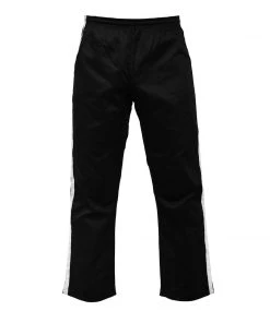 PFGSports Striped Karate Pants Boxing MMA Muay Thai Kung Fu Martial Arts