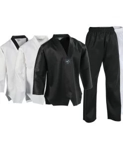 PFGSports Karate Taekwondo Uniform - Kids Adults Unisex - (Belt Included)