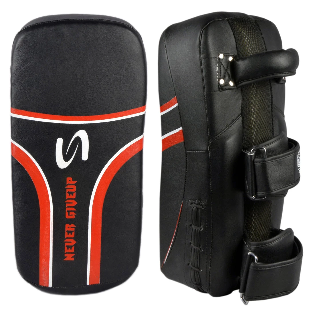 PFGSports Never Giveup - Thai Pad For Boxing MMA Muay Thai Kickboxing Training