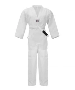 PFGSports Karate Taekwondo Uniform - Kids Adults Unisex - (Belt Included)