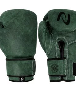 PFGSports Antique Genuine Leather Hand Crafted - Vintage Pro Boxing Gloves For Training & Fight Boxing & MMA