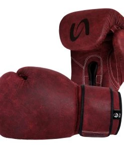PFGSports Antique Genuine Leather Hand Crafted - Vintage Pro Boxing Gloves For Training & Fight Boxing & MMA