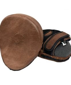 PFGSports PFG Vintage Focus Pad Genuine Leather - Boxing MMA Muay Thai Training Targeting